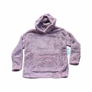 COZY FLEECE HOODIE PINK ADULT WOMEN LARGE NEW WITH TAGS